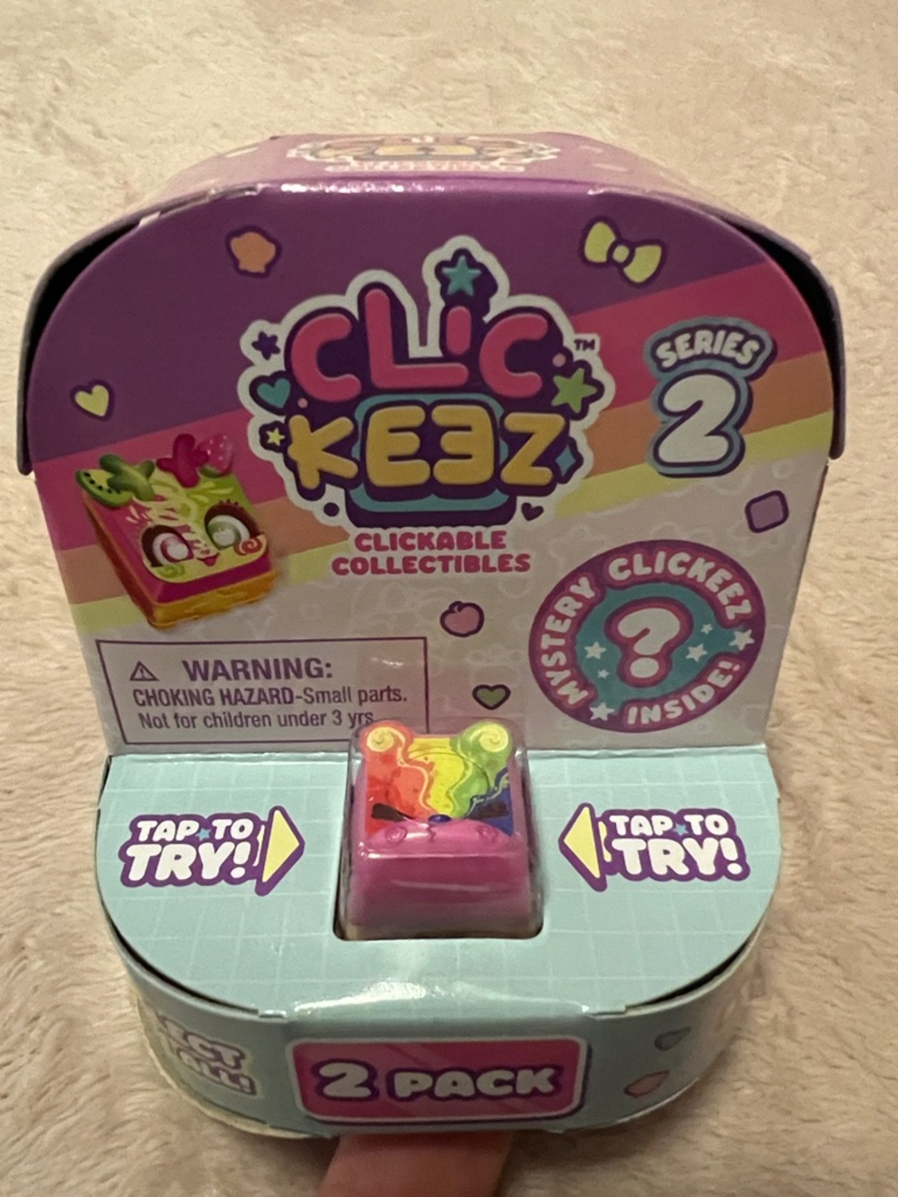 Clic Keez Series 2 Clickable Collectible - Rainbow